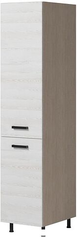 Шкаф-пенал Genesis Мебель Алиса Лофт 450 2 двери (дуб сонома/сосна белый)