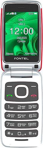 Телефон Fontel FL280 (красный/белый)