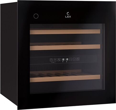 Винный шкаф LEX LWD6036BL Dual Zone PP
