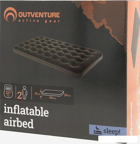 Надувной матрас Outventure JY7G110G36 193x116x22 (зеленый)