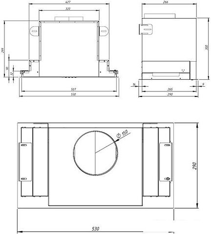 Кухонная вытяжка Akpo Neva Glass Eco 80 WK-4 (белый/нержавеющая сталь)