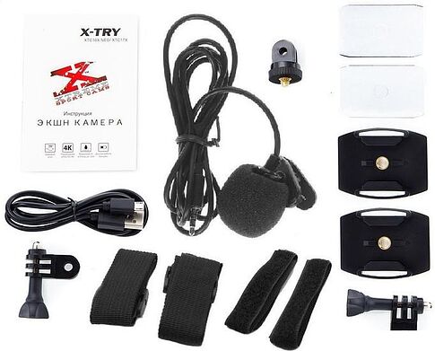 Экшен-камера X-try XTC184 EMR Acces Kit 4K WiFi