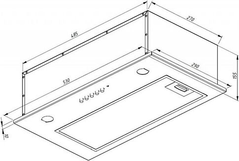 Кухонная вытяжка Akpo Micra 60 WK-7 (черный)