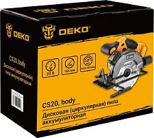 Дисковая (циркулярная) пила Deko CS20 084-1154 (без АКБ)