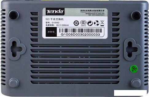 Неуправляемый коммутатор Tenda G1005D