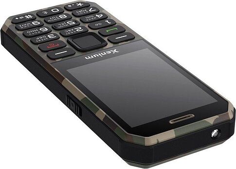 Кнопочный телефон Xenium X300 (зеленый камуфляж)