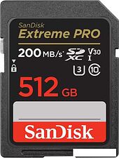 Карта памяти SanDisk Extreme PRO SDXC SDSDXXD-512G-GN4IN 512GB Карта памяти SanDisk Extreme PRO SDXC SDSDXXD-512G-GN4IN 512GB