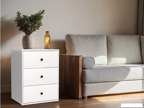 Тумба Mio Tesoro Мини 3 ящика 2.07.03.060.1 (белый)