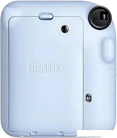 Фотоаппарат Fujifilm Instax Mini 12 (голубой) + голубой чехол Sundays с ремнем