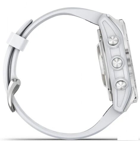 Умные часы Garmin Epix Pro Gen 2 Standard 42 мм (серебро/белый камень)