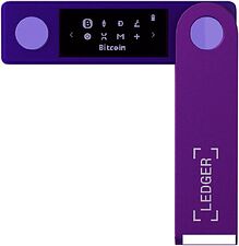Аппаратный криптокошелек Ledger Nano X (фиолетовый аметист)