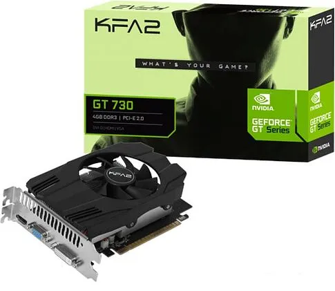 Видеокарта KFA2 GeForce GT 730 4GB DDR3 73GQF8HX00HK