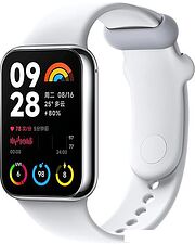 Фитнес-браслет Xiaomi Smart Band 8 Pro M2333B1 без NFC (серебристый, с белым силиконовым ремешком, международная версия) Фитнес-браслет Xiaomi Smart Band 8 Pro M2333B1 без NFC (серебристый, с белым силиконовым ремешком, международная версия)