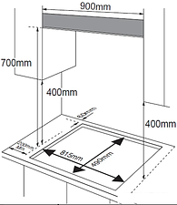 Варочная панель Akpo PGA 905 WGC-T BL