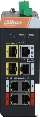 Управляемый коммутатор 2-го уровня Dahua DH-IS4207-4GT-120