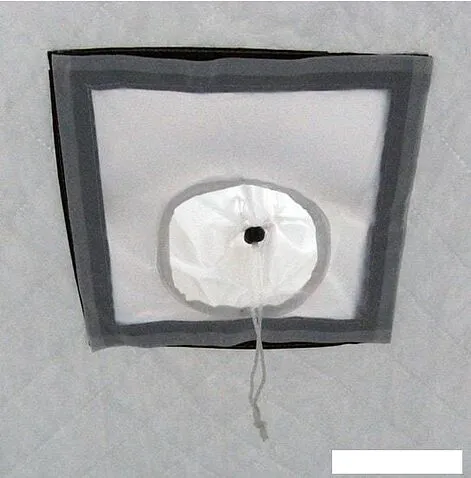 Палатка для зимней рыбалки Следопыт КУБ 3 Эконом (белый/синий)