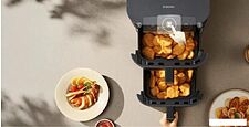Аэрогриль (аэрофритюрница) Xiaomi Smart Double Stack Air Fryer 12L MAF-DS1201 (черный)