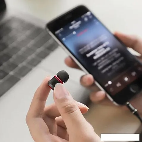 Наушники Hoco M46 (черный/красный)