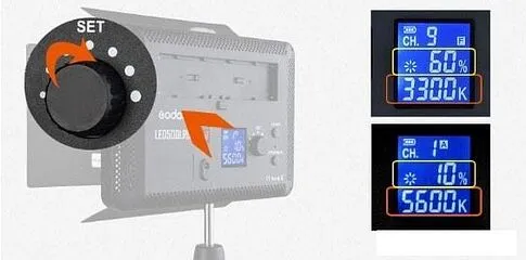 Лампа Godox LED500LRC накамерный