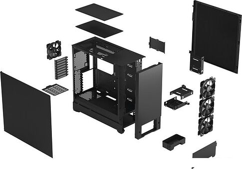 Корпус Fractal Design Pop XL Silent Black Solid FD-C-POS1X-01