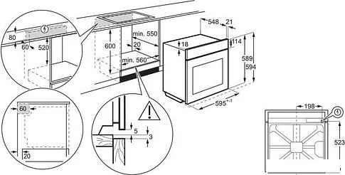 Электрический духовой шкаф Electrolux LOC8H31X