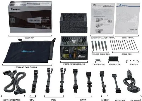 Блок питания Seasonic Prime Fanless PX-450