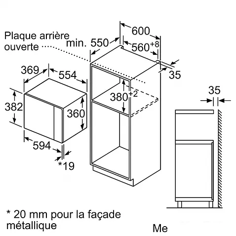 Микроволновая печь Bosch BFL550MB0