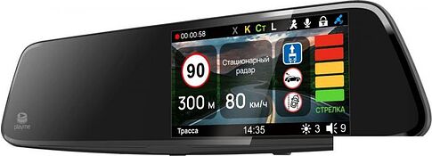 Видеорегистратор-радар детектор-GPS информатор (3в1) Playme Scout