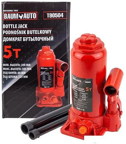 Бутылочный домкрат BaumAuto BM-T90504