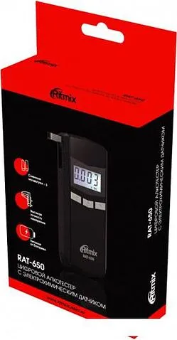 Алкотестер Ritmix RAT-650