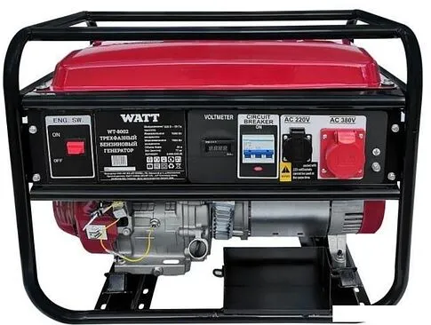 Бензиновый генератор WATT WT-8002