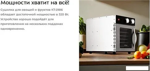 Сушилка для овощей и фруктов Kitfort KT-1986