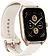Умные часы Amazfit GTS 4 (золотистый, с белым ремешком из фторэластомера)