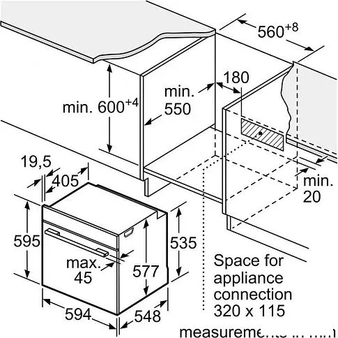 Электрический духовой шкаф Bosch Serie 8 HBG7764B1