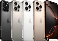 Смартфон Apple iPhone 16 Pro Max Dual SIM 256GB (черный титан) Смартфон Apple iPhone 16 Pro Max Dual SIM 256GB (черный титан)