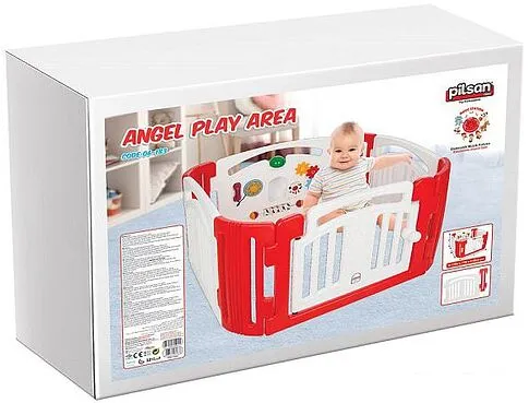 Игровой манеж Pilsan 06183 (красный/белый)