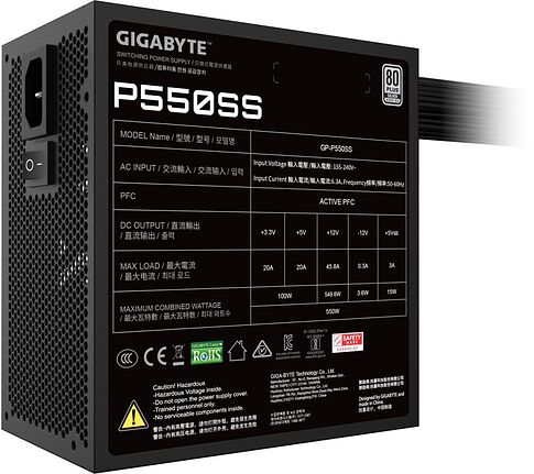 Блок питания Gigabyte P550SS