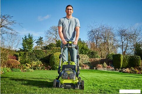 Газонокосилка Ryobi RY18LMX40B-0 (без АКБ)