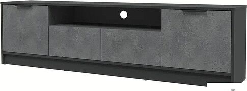 Тумба Интерлиния ТВ Концепт КТ-ТВ4-50 (бетон портленд/антрацит)