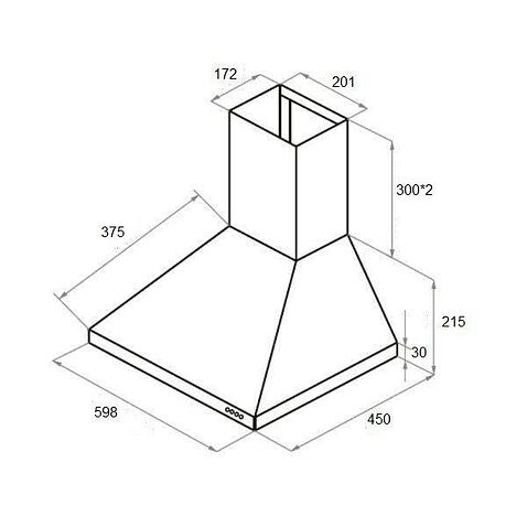 Кухонная вытяжка Schtoff Haus 60 (нержавеющая сталь)