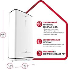 Накопительный электрический водонагреватель Ariston Velis Tech Abse Dry 80