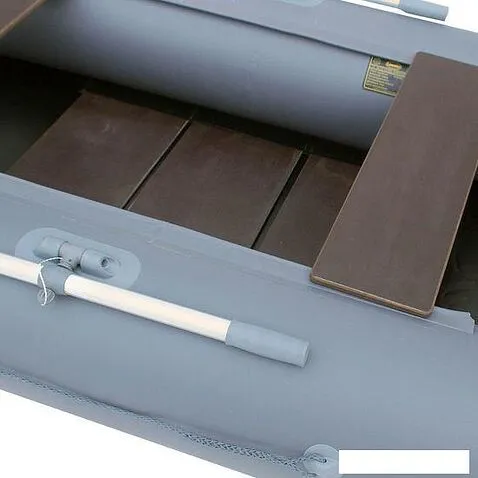 Гребная лодка Leader Компакт-240 ФС (серый)