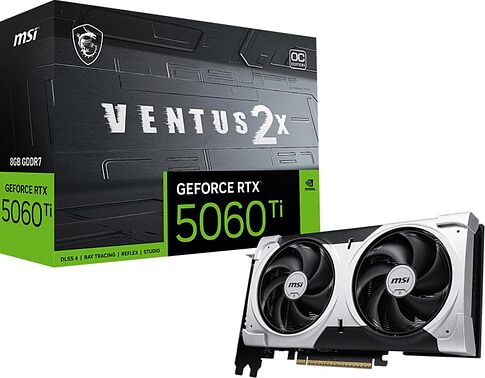 Видеокарта MSI GeForce RTX 5060 Ti 8G Ventus 2X OC Plus