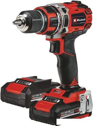Дрель-шуруповерт Einhell TE-CD 18/50 Li BL 4513896 (с 2-мя АКБ, кейс)