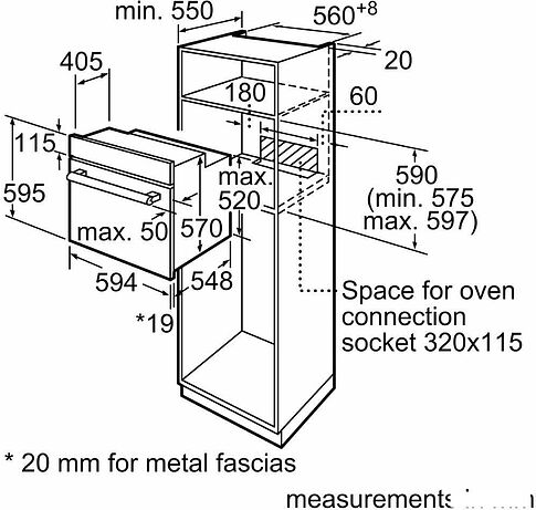 Электрический духовой шкаф Bosch Serie 6 HBJ558YB3Q