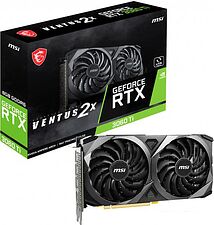 Видеокарта MSI GeForce RTX 3060 Ti Ventus 2X 8G V1 LHR Видеокарта MSI GeForce RTX 3060 Ti Ventus 2X 8G V1 LHR