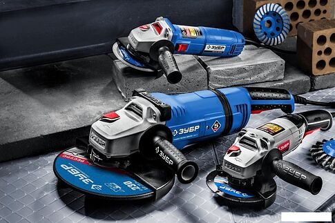 Угловая шлифмашина Зубр УШМ-П125-1500 ПСТ