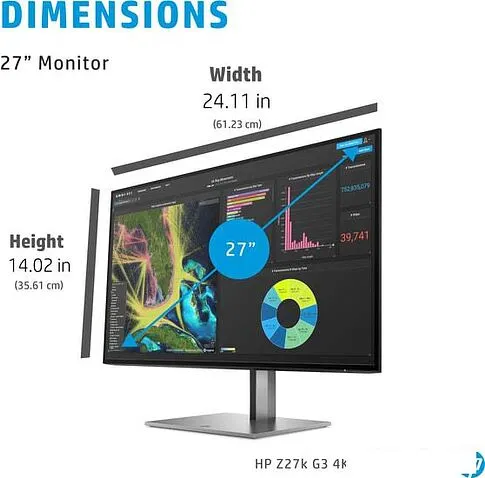 Монитор HP Z27k G3 1B9T0AA