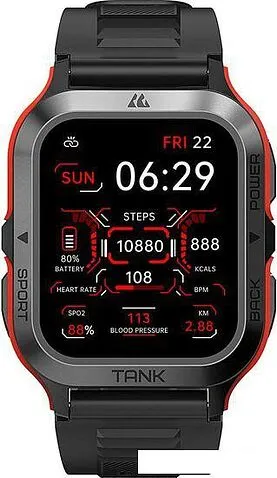 Умные часы Kospet Tank M2 (красный)