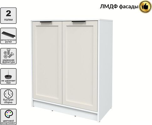 Тумба Интерлиния Концепт Тренд КТ-Т84 (белый платинум/кашемир)